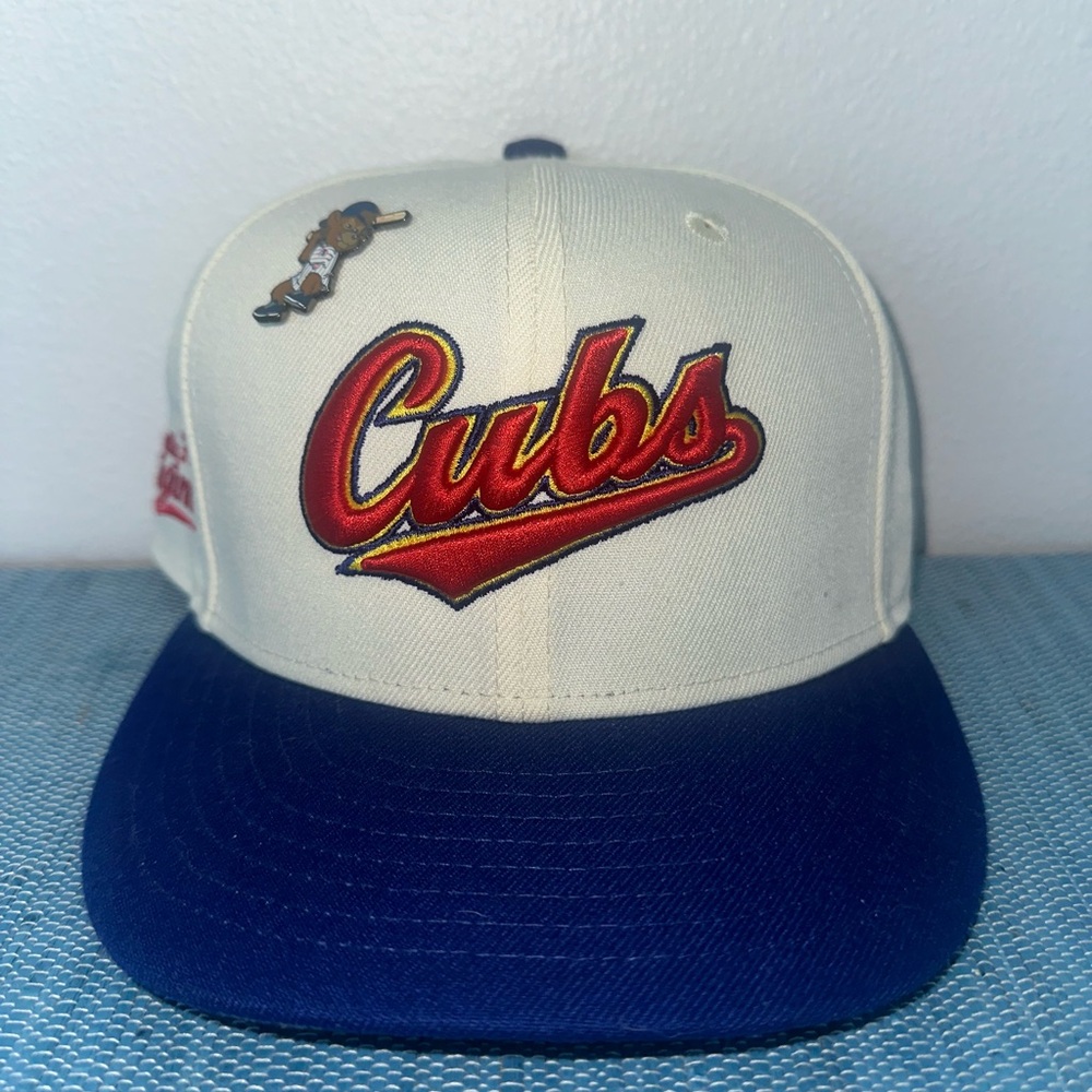 New Era Chicago Cubs (Big League Chew) Fitted  w/ Clark the Cub Mascot Pin | 7